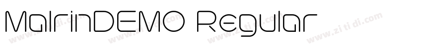 MalrinDEMO Regular字体转换 MalrinDEMO Regular字体转换